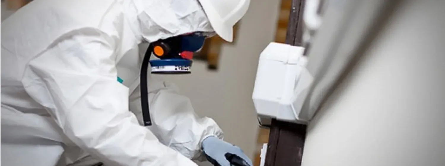 Asbestos Watch making a storm-damaged site safe